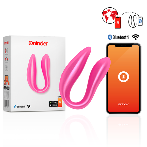 Oninder Lisboa rose, stimulateur couple connecté