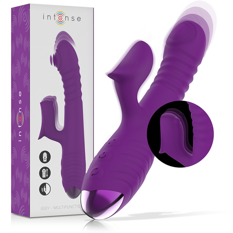 Intense Iggy, va-et-vient avec stimulateur clitoridien
