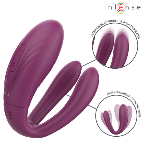 Intense Sandra, stimulateur tapotement et vibration avec télécommande
