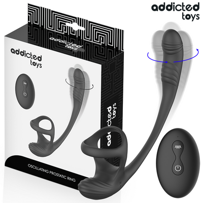 Addicted Toys, plug anal vibrant avec stimulateur de testicules