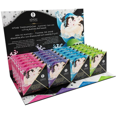 Shunga Bain d'Amour, présentoir de 24 sels de bain