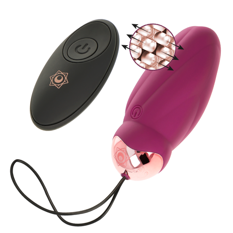 Rithual Sita, œuf vibrant à billes rotatives avec télécommande