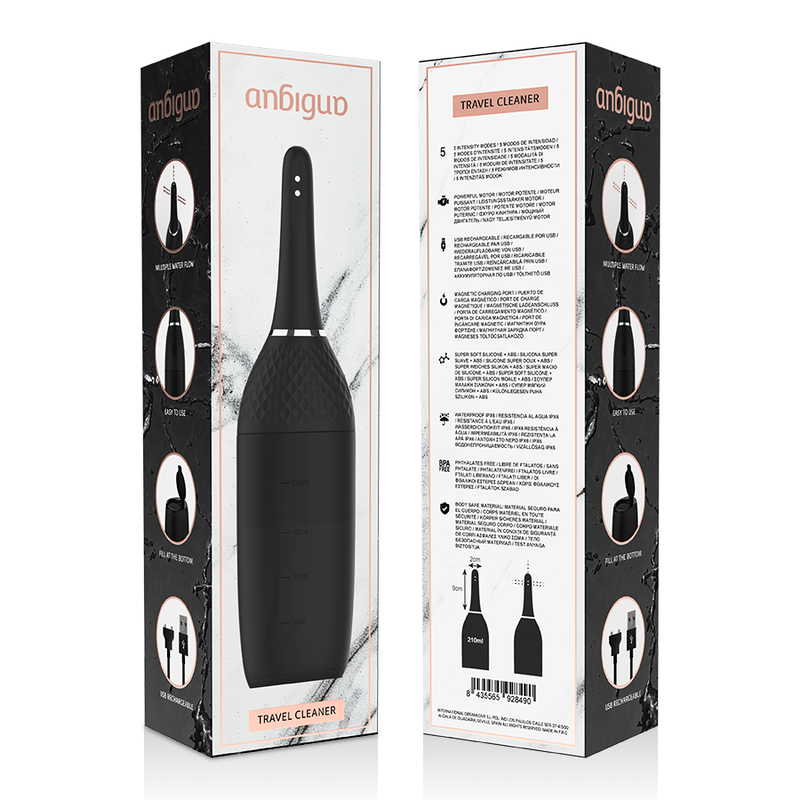 Anbiguo – Nettoyeur anal automatique 5 intensités rechargeable