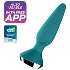 Satisfyer - Plug ilicious 1 Plug anal vibrant connecté avec app vert