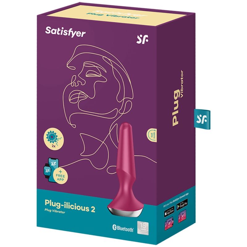 Satisfyer - Plug ilicious 2 Plug anal vibrant connecté avec app baie