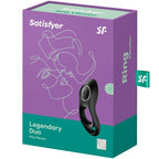 Satisfyer Legendary Duo – Anneau pénien double vibrant noir
