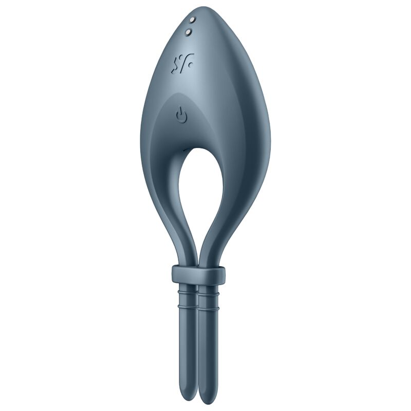 Satisfyer Bullseye – Anneau pénien réglable vibrant connecté avec app gris
