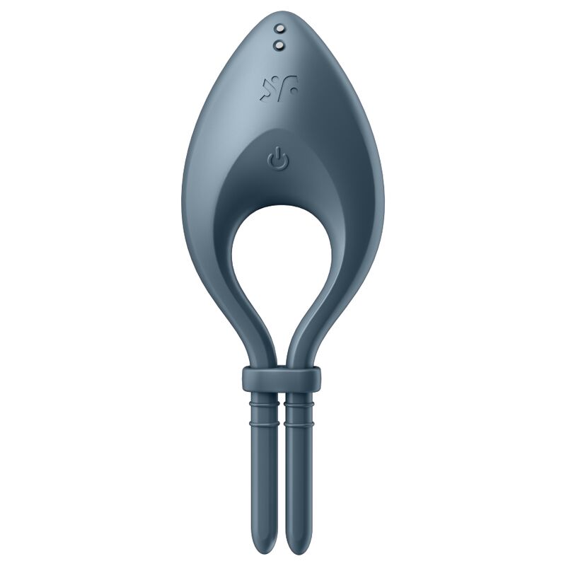 Satisfyer Bullseye – Anneau pénien réglable vibrant connecté avec app gris