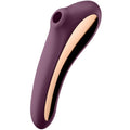 Satisfyer - Dual Kiss Stimulateur Air Pulse & vibromasseur point G vin rouge