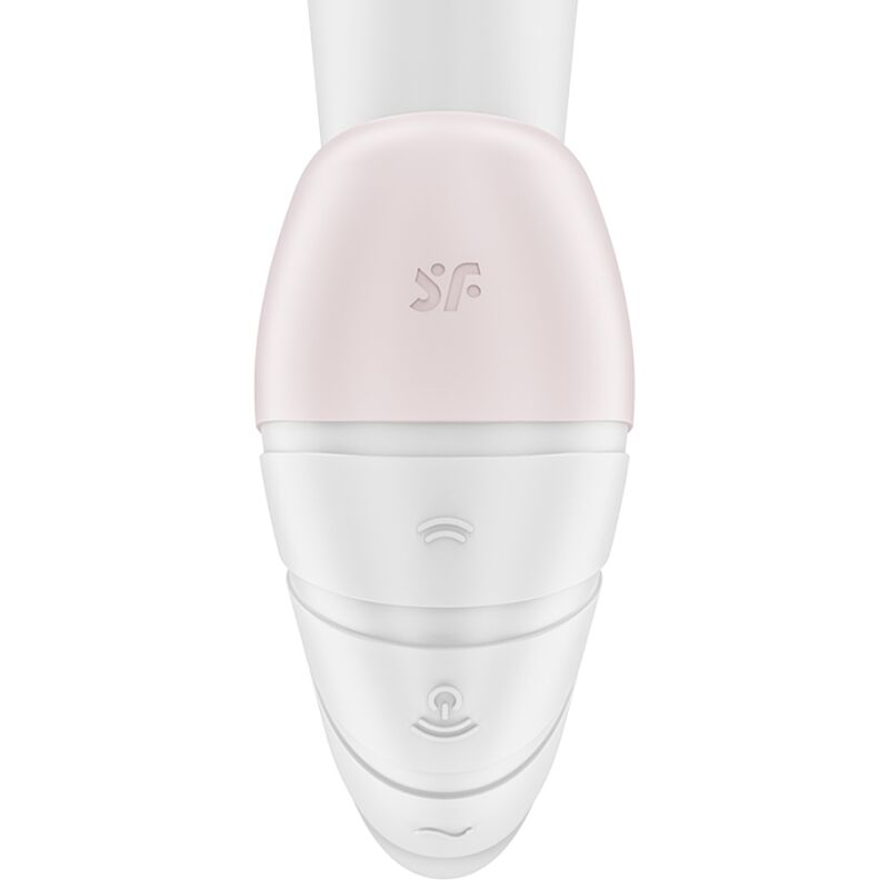 Satisfyer Supernova – Stimulateur Air Pulse & vibromasseur point G blanc