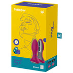Satisfyer - Rotator Plug 2+ Plug vibrant rotatif connecté avec app rouge