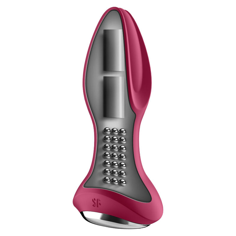 Satisfyer - Rotator Plug 2+ Plug vibrant rotatif connecté avec app rouge