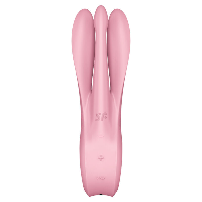Satisfyer Threesome 1 – Vibromasseur triple stimulation rose
