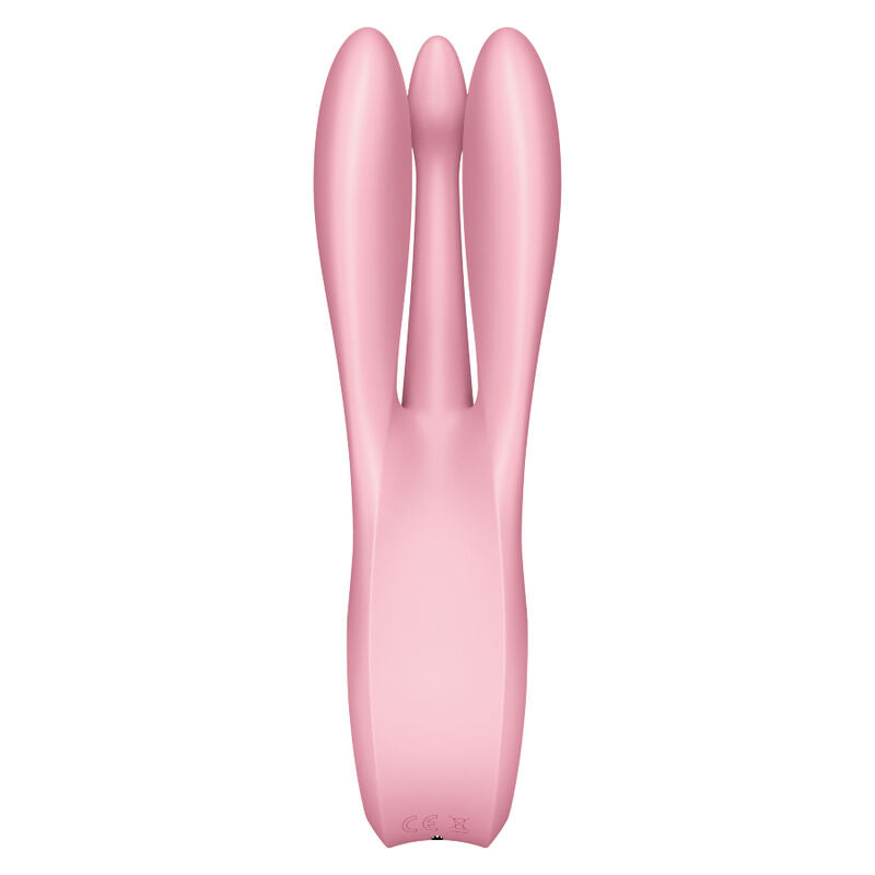 Satisfyer Threesome 1 – Vibromasseur triple stimulation rose