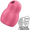 Satisfyer Pro To Go 1 – Stimulateur Air Pulse & vibromasseur compact rouge