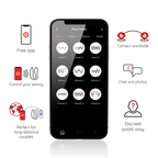 Oninder Lisboa – Stimulateur couple double stimulation connecté noir