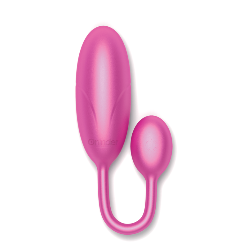 ONINDER - HUEVO VIBRADOR DENVER ROSE 7 X 2,7 CM APLICACIÓN GRATUITA