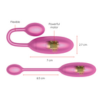 ONINDER - HUEVO VIBRADOR DENVER ROSE 7 X 2,7 CM APLICACIÓN GRATUITA