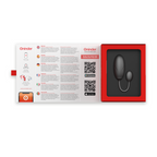 ONINDER - HUEVO VIBRADOR TOKIO NEGRO 7,5 X 3,2 CM APLICACIÓN GRATUITA