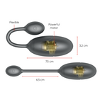 ONINDER - HUEVO VIBRADOR TOKIO NEGRO 7,5 X 3,2 CM APLICACIÓN GRATUITA