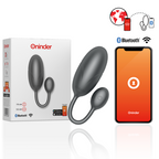 ONINDER - HUEVO VIBRADOR TOKIO NEGRO 7,5 X 3,2 CM APLICACIÓN GRATUITA