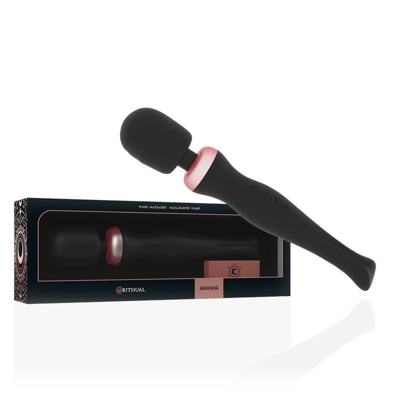 Rithual Akasha 2.0 – Masseur baguette rechargeable noir