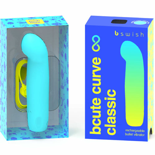 B Swish bcute Curve — Vibromasseur point G · Bleu