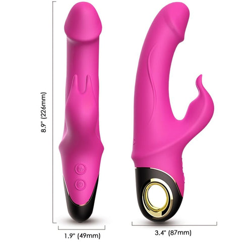 Armony Meteror, rabbit rotatif fuchsia