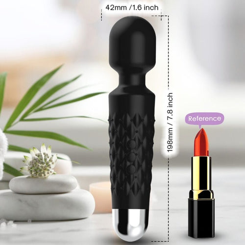 Armony Postman — Vibromasseur tête flexible · Noir