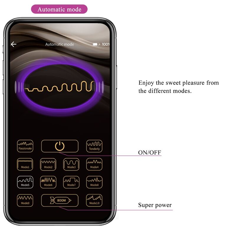 Pretty Love August — Vibromasseur Connecté Double Stimulation Violet