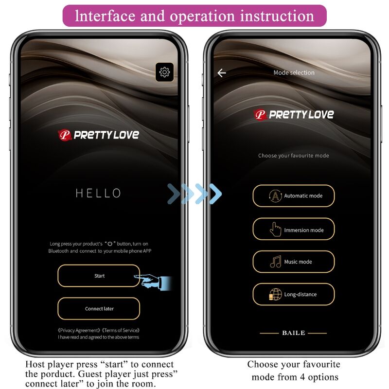 Pretty Love August — Vibromasseur Connecté Double Stimulation Violet