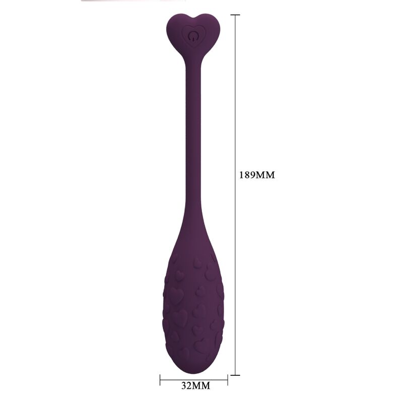 Pretty Love Fisherman — Œuf Vibrant Connecté 12 Modes Lilas