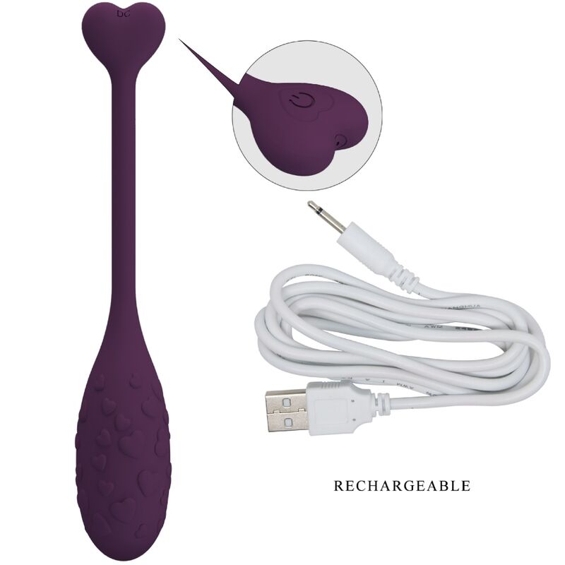 Pretty Love Fisherman — Œuf Vibrant Connecté 12 Modes Lilas