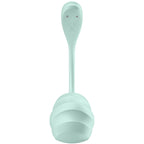Satisfyer Smooth Petal – Vibromasseur point G portable connecté vert d'eau