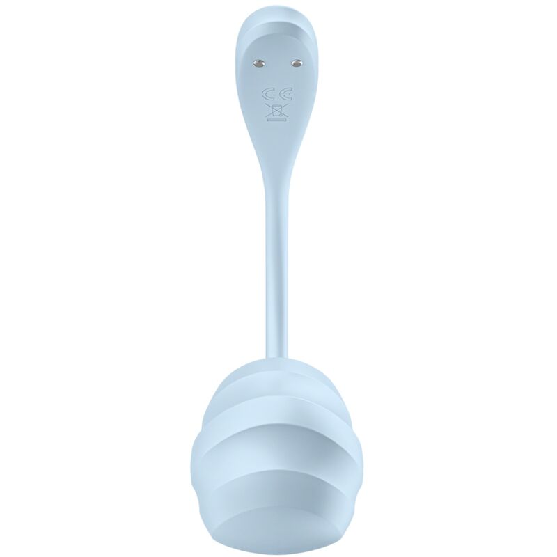 Satisfyer Smooth Petal – Vibromasseur point G portable connecté bleu ciel