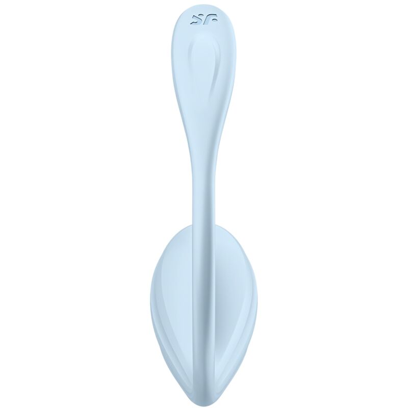 Satisfyer Smooth Petal – Vibromasseur point G portable connecté bleu ciel