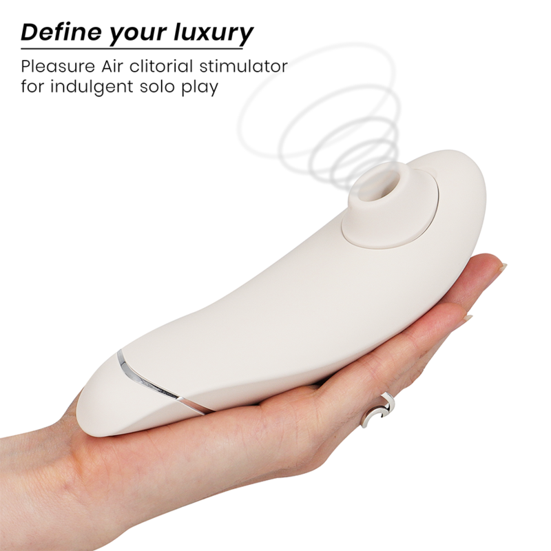 Womanizer - Premium 2 Stimulateur clitoridien Pleasure Air gris chaud