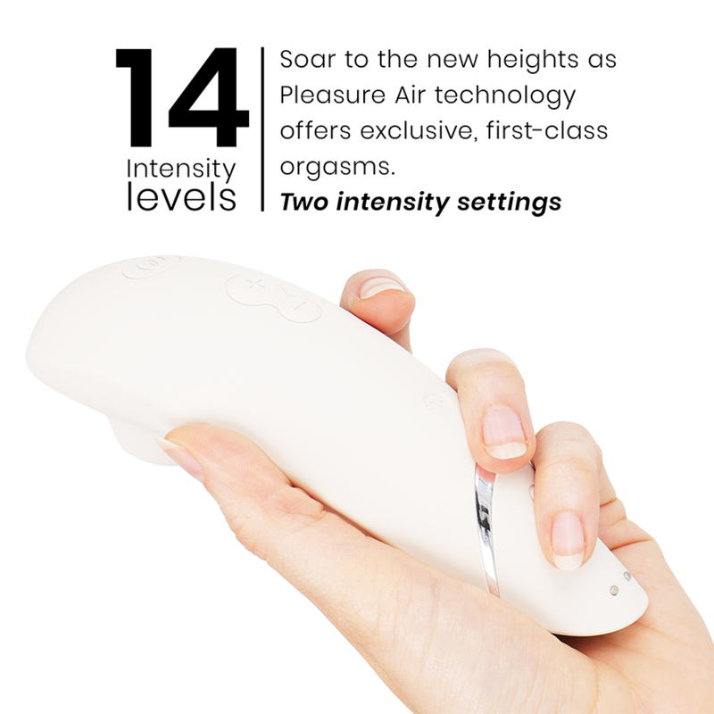 Womanizer - Premium 2 Stimulateur clitoridien Pleasure Air gris chaud