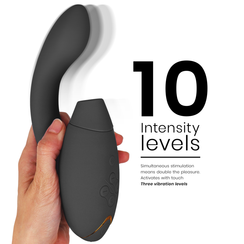 Womanizer - Duo 2 Stimulateur double Pleasure Air & point G noir