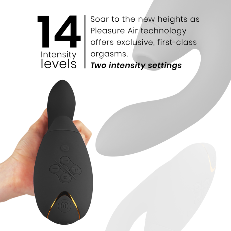 Womanizer - Duo 2 Stimulateur double Pleasure Air & point G noir