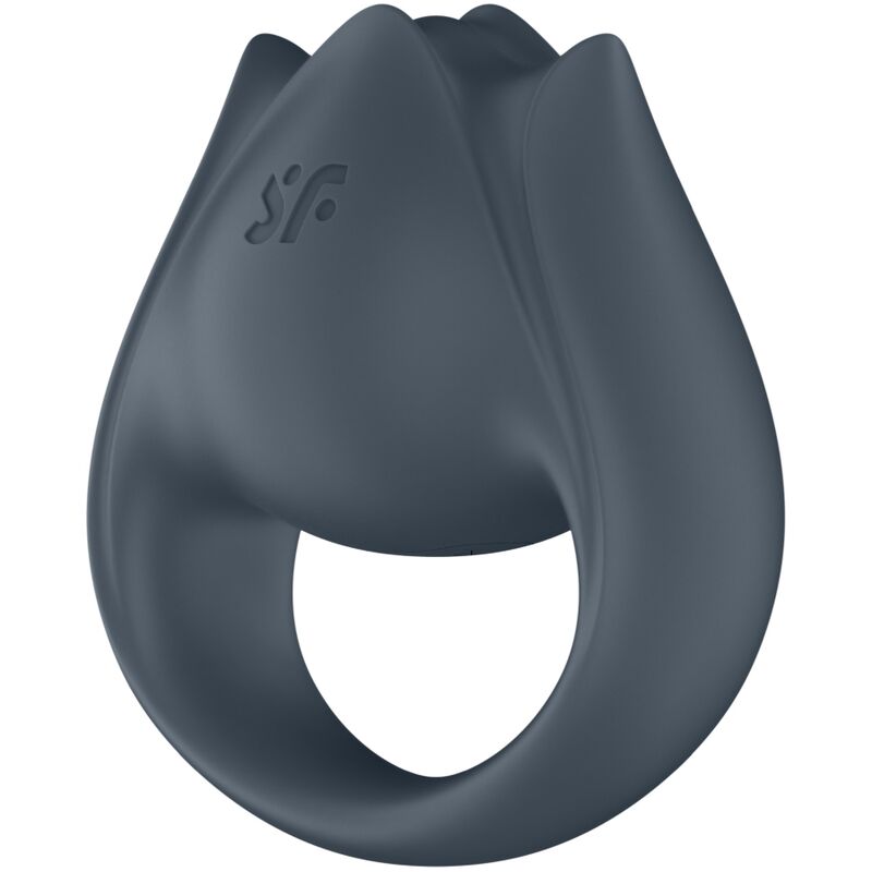 Satisfyer Perfect Pair 2 – Multi-vibromasseur 2 en 1 anneau pénien et stimulateur de doigts gris