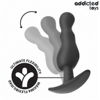 Addicted Toys – Lot de 3 plugs anaux ondulés modèle 1