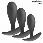 Addicted Toys – Lot de 3 plugs anaux lisses modèle 2