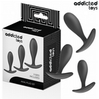Addicted Toys – Lot de 3 plugs anaux lisses modèle 2