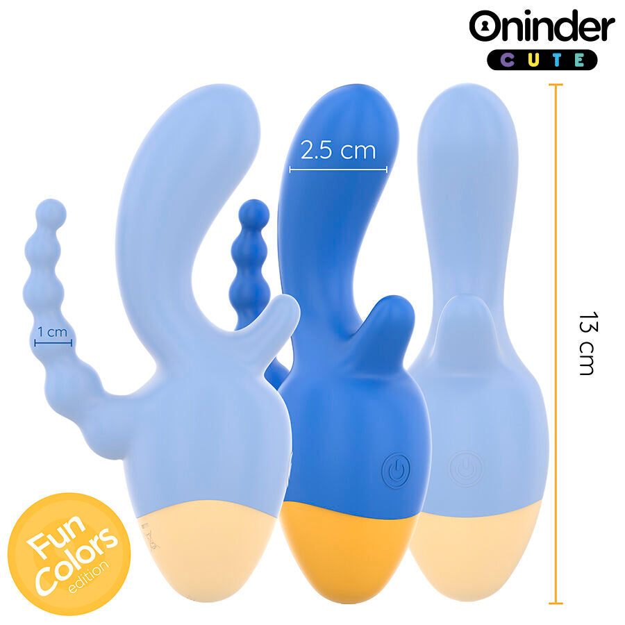 Oninder Love 3 Some – Triple vibrateur clitoris & anal connecté