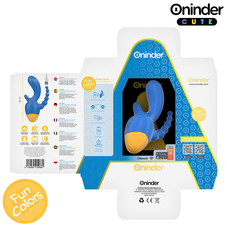 ONINDER CUTE - LOVE 3 SOME TRIPLE VIBRADOR - APLICACIÓN GRATUITA EN TODO EL MUNDO