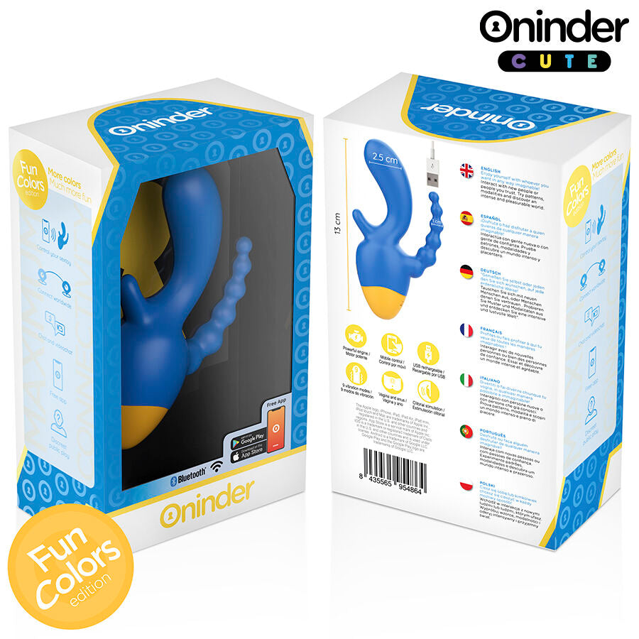 ONINDER CUTE - LOVE 3 SOME TRIPLE VIBRADOR - APLICACIÓN GRATUITA EN TODO EL MUNDO
