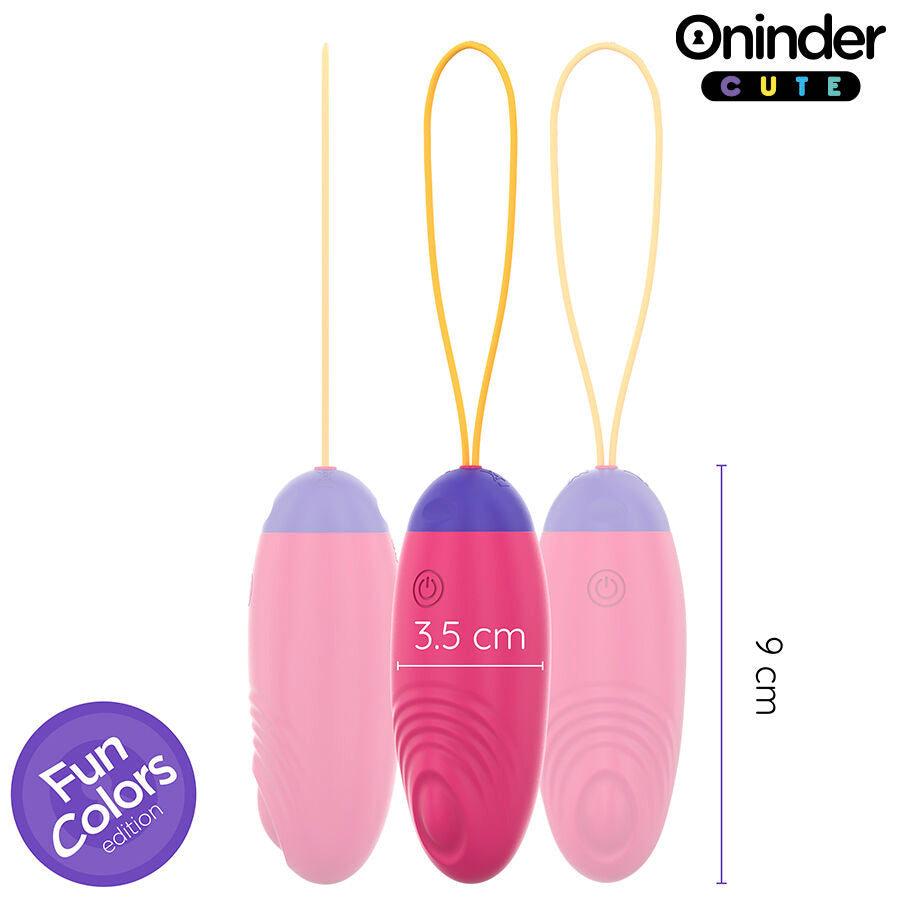 ONINDER CUTE - HUEVO DE SILICONA CON VIBRACIONES Y GOLPEOS - APLICACIÓN GLOBAL GRATUITA