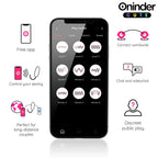 ONINDER CUTE - HUEVO DE SILICONA CON VIBRACIONES Y GOLPEOS - APLICACIÓN GLOBAL GRATUITA