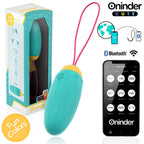 ONINDER CUTE - HUEVO VIBRADOR LOVE PLEASURE - PIEDRAS DE SILICONA GIRATORIAS - APLICACIÓN GLOBAL GRATUITA